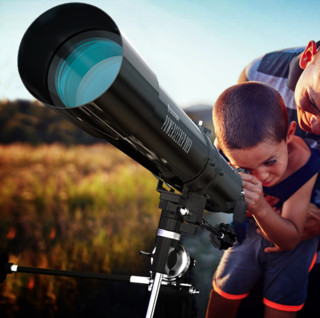 CELESTRON 星特朗 80EQ 天文望远镜 21048 黑色