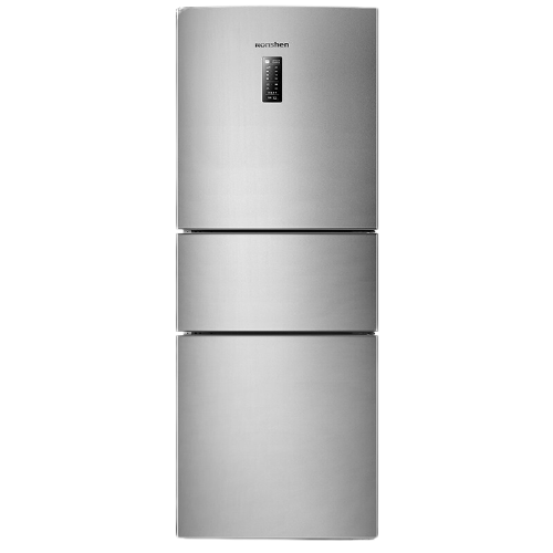 ronshen容声原鲜系列bcd218wd12ny风冷三门冰箱218l银色