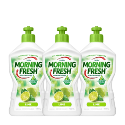 MORNING FRESH 澳洲进口浓缩洗洁精 清新青柠400ml*3 高效去油果蔬奶瓶清洗剂