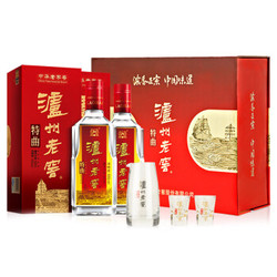 LUZHOULAOJIAO 泸州老窖 特曲 52度 浓香型白酒 500ml *2