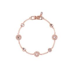 GIVENCHY 纪梵希 清新系列闪耀仿水晶玫瑰金色女士手链