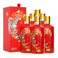 移动端、京东百亿补贴：MOUTAI 茅台 喜宴（中国红）酱香型白酒 43度 500ml*6瓶 整箱装