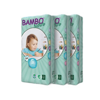 Bambo 班博 自然系列 纸尿裤 L54片*3包