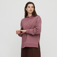 UNIQLO 优衣库 430991 女装双面针织连帽卫衣