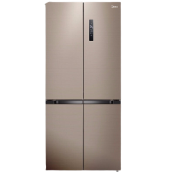 美的(Midea)495升电冰箱十字对开门超薄四开门