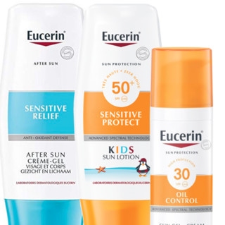 Eucerin 优色林 防晒套装 (防晒霜50ml+儿童防晒乳400ml+晒后舒缓凝胶150ml)