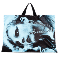 EASTPAK 依斯柏 X Raf Simons 男士海报手提袋 Black Satin