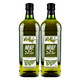 必买年货、88VIP：DalySol 黛尼 特级初榨橄榄油 1L*2瓶 *4件
