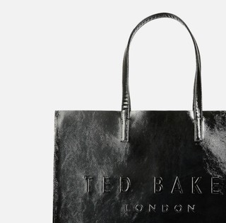 TED BAKER Aevacon系列 女士皮质手提袋 黑色