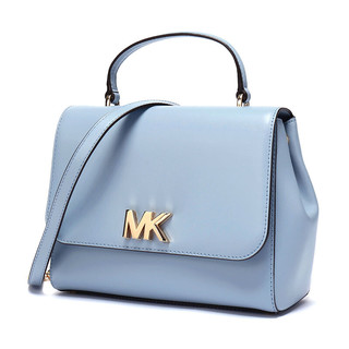 MICHAEL KORS 迈克·科尔斯 MOTT系列 女士皮质斜挎包 30S8GOXS2L PALE BLUE 淡蓝色 中号