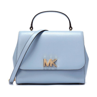 MICHAEL KORS 迈克·科尔斯 MOTT系列 女士皮质斜挎包 30S8GOXS2L PALE BLUE 淡蓝色 中号