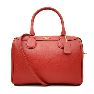coach 蔻驰 bennett系列 女士手提波士顿包 f32202 imdn8 红色 小号