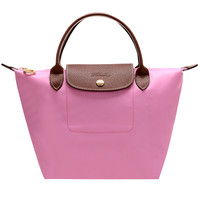 LONGCHAMP 珑骧 Le Pliage系列 ORIGINAL 女士手提包小号 L1621089058 粉红色