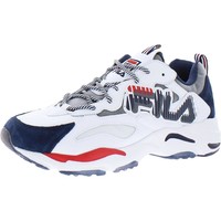 Fila Mens Ray Tracer Graphic Leather Chunky Dad Sneakers