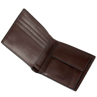 coach 蔻驰 男士皮质短款钱包 f75363 mah 深咖色