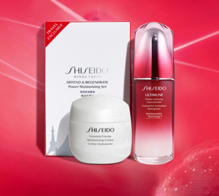 SHISEIDO 资生堂 长效保湿套装（红腰子精华100ml+鲜润赋活乳霜 50ml）