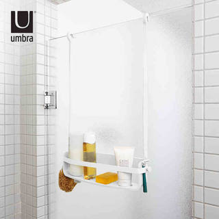 UMBRAUMBRA浴室收纳架厕所置物架吸壁式吸盘壁挂挂篮卫生间免打孔
