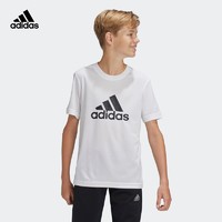 阿迪达斯官网adidas 大童装训练运动短袖T恤BK0713 BK0702