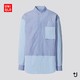 UNIQLO/优衣库 +J SUPIMA COTTON 436736 男士宽松立领衬衫