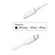 魅族USB-C转Lightning 快充线苹果11/12 iPhone手机充电线MFi认证
