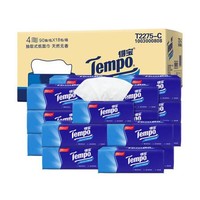 Tempo/得宝 抽纸 4层90抽软抽*18包（天然无味）（整箱销售） 面巾纸餐巾纸卫生抽纸巾（新老包装交替发货） *3件