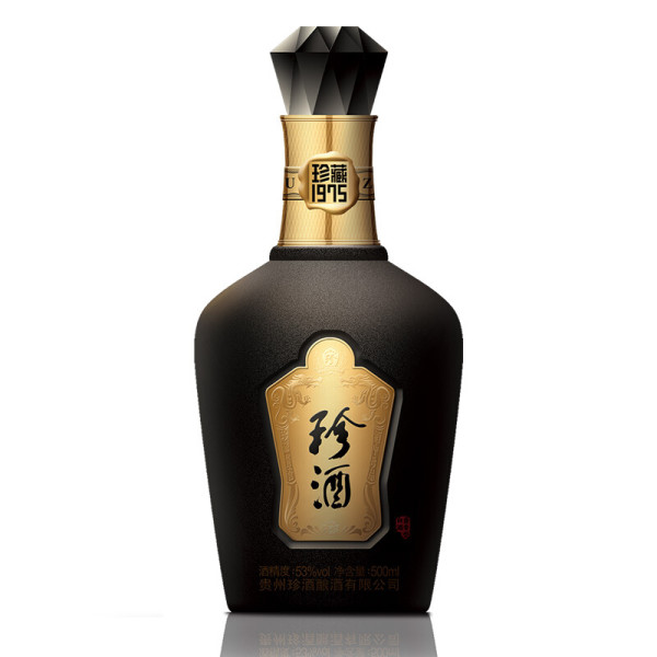 商品kweichow zhenjiu 珍酒 珍藏系列 1975 53%vol 酱香型白酒 500ml