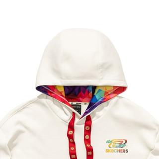 SKECHERS 斯凯奇 平安新年系列 男子运动卫衣 L121M001-00PS 米白色 XL