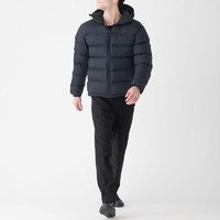 MUJI 无印良品 19AD434 男式风帽夹克羽绒服