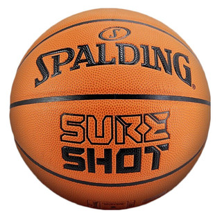 SPALDING 斯伯丁 SureShot神射手 PU篮球 76-805Y 橘色 7号/标准