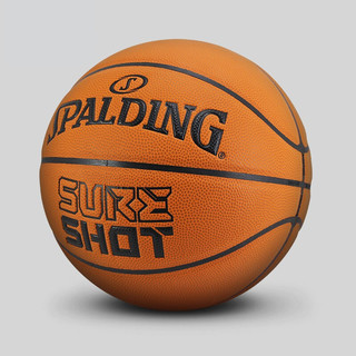 SPALDING 斯伯丁 SureShot神射手 PU篮球 76-805Y 橘色 7号/标准