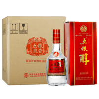 WULIANGYE 五粮液 五粮醇 禧庆装 50%vol 浓香型白酒 500ml*6瓶 整箱装