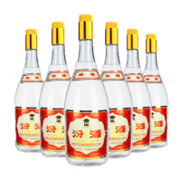 汾酒 黄盖玻汾 55%vol 清香型白酒 950ml*6瓶 整箱装