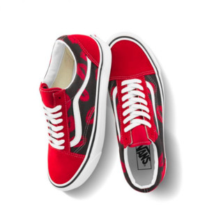 VANS 范斯 经典系列 Classic Slip-on 98 Dx 情人节限定款 中性休闲运动鞋 VN0A54F34SP 红唇/黑色/红色 35