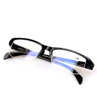 100-500度成品近视眼镜男女有度数时尚半框商务超轻舒适文艺镜框