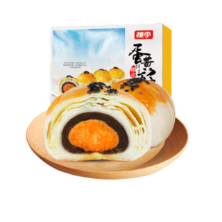 桃李面包 360g蛋黄酥糕点 一闲点心传统小吃日式雪媚娘饼干蛋糕 原味60g*6 *5件