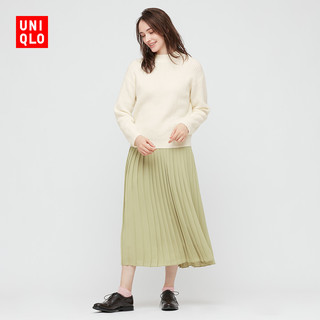 UNIQLO 优衣库 435899 女装轻型souffle yarn半高领针织衫