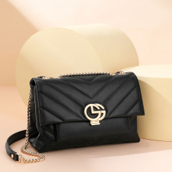 v形绗缝链条包女包女单肩包优雅女士斜挎包女包包