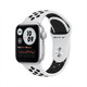 Apple Watch SE智能手表 Nike GPS款 40毫米 银色铝金属表壳 白金配黑色运动表带 MYYD2CH/A