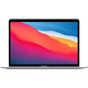 Apple MacBook Air 13.3英寸 新款八核M1芯片(7核图形处理器)笔记本电脑_银色,官网标配八核M1芯片8G 256G