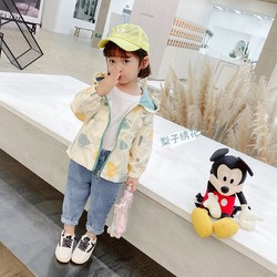 宝宝公主春季外套儿童春装韩版女童洋气薄款风衣2021新款上衣时髦