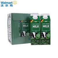 艾思达 德国进口 纯牛奶（灭菌乳）盒装牛奶 早餐食品 乳制品  1L*6
