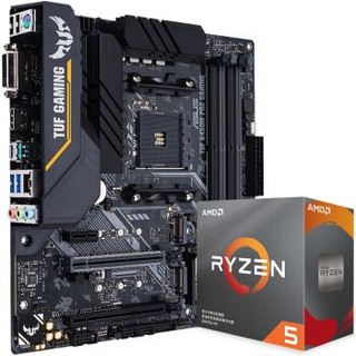 AMD Ryzen 锐龙 R5-3600 盒装CPU处理器 + ASUS 华硕 TUF B450M-PRO GAMING 电竞特工 主板