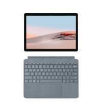Microsoft 微软 Surface Go 2 10.5英寸 Windows 10 二合一平板电脑+冰晶蓝键盘(1920*1280dpi、奔腾4425Y、4GB、64GB、WiFi版、亮铂金）
