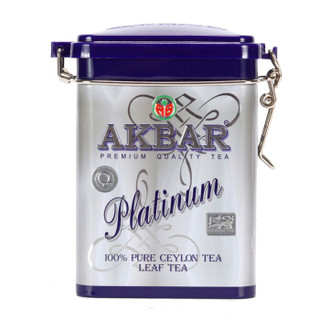 限地区：AKBAR 阿客巴 铂锡兰红茶 90g/罐 *4件