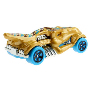 Hot Wheels 风火轮 火辣小跑车系列 24号霸王龙 车类模型 （黄色蓝色、柯尼塞格迈凯伦兰博基尼马自达合金车模、24号霸王龙)