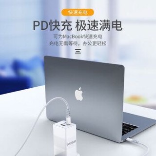 胜为（shengwei）Type-C数据线 PD100W快充数据线 5A大电流 苹果MacBook华为小米三星充电线1米 ZLC-1021H