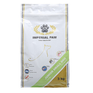 比利时进口 欧帝亿 IMPERIAL PAW 小型犬幼狗粮3kg 比熊泰迪贵宾金毛幼犬狗粮通用型天然粮