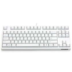 斐尔可（FILCO）87键圣手二代机械键盘 有线cherry樱桃轴游戏键盘 办公键盘 电脑键盘 纯白色 青轴