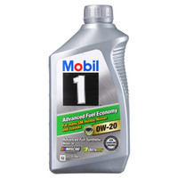 20日预售：Mobil 美孚 1号 AFE 0W-20 SN PLUS级 全合成机油 1QT 6瓶装