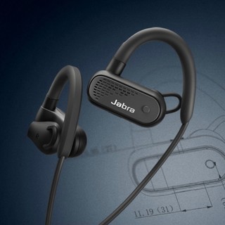 Jabra 捷波朗 Elite Active 45e 入耳式颈挂式无线蓝牙降噪耳机 黑色
